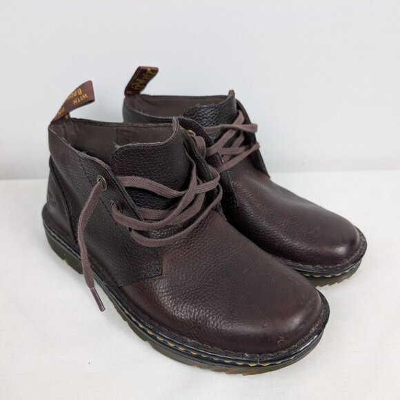 Mens Dr. Martens Sussex 3-Eye Chukka Boot Brown Industrial Leather Size 8 main image 5